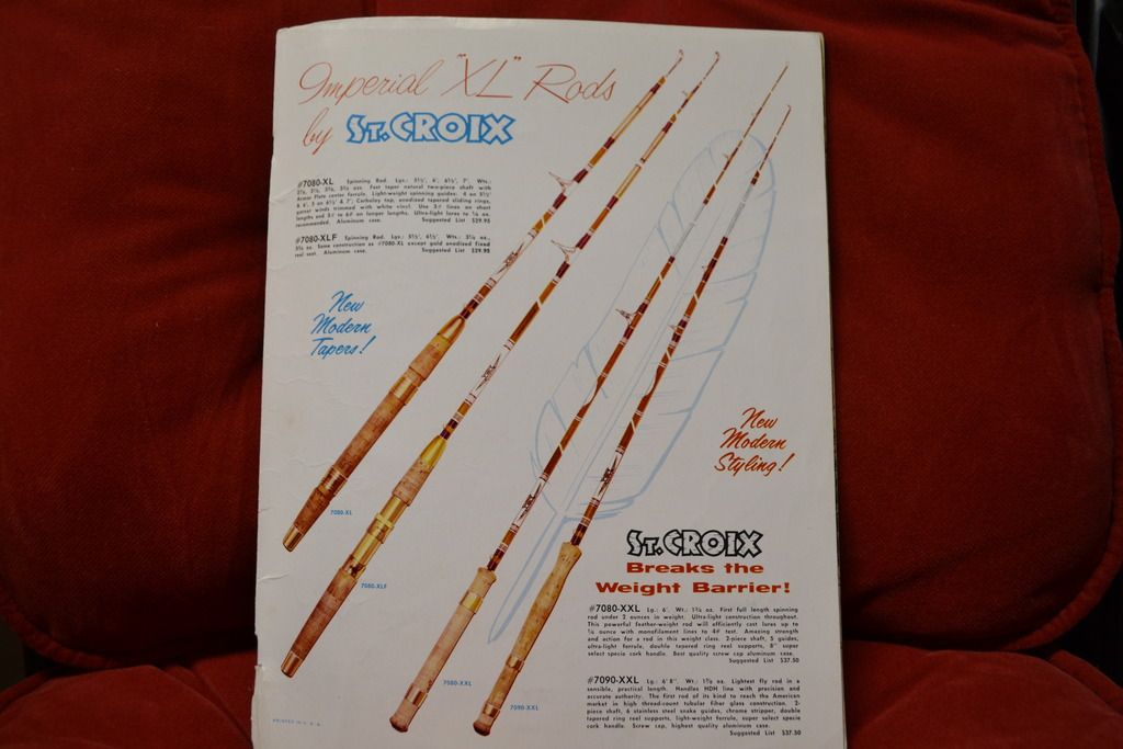 1961 St Croix Catalog Rod Photos Fiberglass Flyrodders